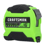 CRAFTSMAN High-Visibility Tape Measure 16 FT (CMHT38216S)