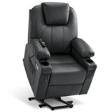 MCombo Power Lift Recliner Chair for Elderly, Heat and Massage 7040(Medium)