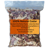 100% Natural Cedar Shavings | Mulch | Great for Outdoors or Indoor Potted Plants | Dog Bedding (4 Quart)