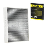 2PCS Cabin Air Filter with Activated Carbon for Tesla Model 3 (2017-2026), Model Y (2020-2026), OE# 1107681-00-A, CF12774, XC11952C, CF774