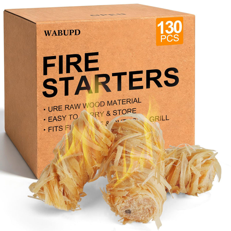 110 PCS Fire Starter, Fire Starter for Campfire, Light Compact Gear