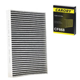 2PCS Cabin Air Filter with Activated Carbon for Tesla Model 3 (2017-2026), Model Y (2020-2026), OE# 1107681-00-A, CF12774, XC11952C, CF774