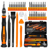 JOREST 40Pcs Small Precision Screwdriver Set with Torx Triwing Phillips, Mini Repair Tool Kit for Macbook, Computer, Laptop, PC, iPhone, PS5, Xbox, Switch, Glasses, Watch, Ring Doorbell, Electronics