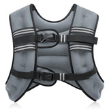 ZELUS Weighted Vest, 6lb/8lb/12lb/16lb/20lb/25lb/30lb Weight Vest with Reflective Stripe for Workout, Strength Training, Running, Fitness, Muscle Building, Weight Loss, Weightlifting