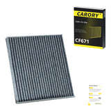 2PCS Cabin Air Filter with Activated Carbon for Tesla Model 3 (2017-2026), Model Y (2020-2026), OE# 1107681-00-A, CF12774, XC11952C, CF774