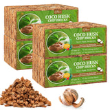 Riare 2 Pack Organic Coco Coir Chips for Plants, 2.2 lb Coconut Husk Bricks