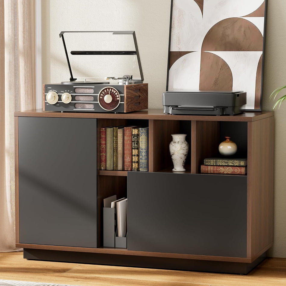 ModernMate 39" File Cabinet with Drawer, Office Storage Cabinet with Door