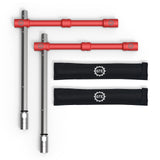 GTE TOOLS - LugStrong 26" Universal Compact Lug Wrench Set, Super-Strong Tire Iron & Lug Nut Remover - 2x more torque! Never Get Stuck on the road again!