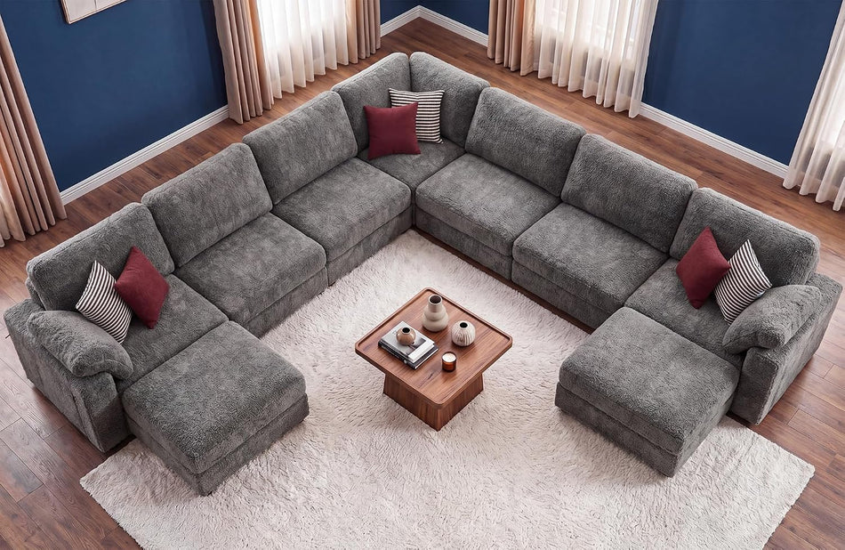 JJJ Oversized Modular Sectional Sofa Couch