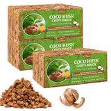 Riare 2 Pack Organic Coco Coir Chips for Plants, 2.2 lb Coconut Husk Bricks