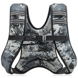 ZELUS Weighted Vest, 6lb/8lb/12lb/16lb/20lb/25lb/30lb Weight Vest with Reflective Stripe for Workout, Strength Training, Running, Fitness, Muscle Building, Weight Loss, Weightlifting