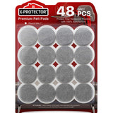 Felt Furniture Pads X-PROTECTOR 133 PCS Premium Furniture Pads - Felt Pads Furniture Feet Best Wood Floor Protectors - Protect Your Hardwood & Laminate Flooring! Brown and Beige