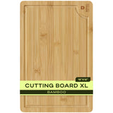 ROYAL CRAFT WOOD Wooden Cutting Boards for Kitchen Appliances - Non Toxic Bamboo Wood Cutting Board Set with Deep Juice Groove, Side Handles, Charcuterie & Butcher Block for Meat, Meal Prep & Serving
