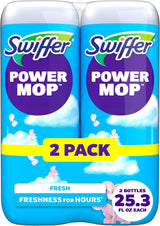 Swiffer PowerMop Floor Cleaning Solution with Lavender Scent, Triple Pack
