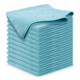 USANOOKS Microfiber Cleaning Cloth Grey - 12 Pcs (12.5"x12.5") - High Performance - 1200 Washes, Ultra Absorbent Microfiber Towel Weave Grime & Liquid for Streak-Free Mirror Shine - Car Washing Cloth