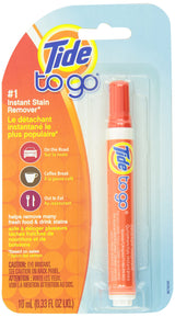 Tide Stain Remover for Clothes, Tide To Go Pen, Instant Stain Remover for Clothes, Travel & Pocket Size, 5 Count (Pack of 1)
