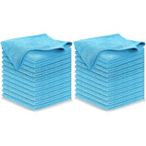 USANOOKS Microfiber Cleaning Cloth Grey - 12 Pcs (12.5"x12.5") - High Performance - 1200 Washes, Ultra Absorbent Microfiber Towel Weave Grime & Liquid for Streak-Free Mirror Shine - Car Washing Cloth