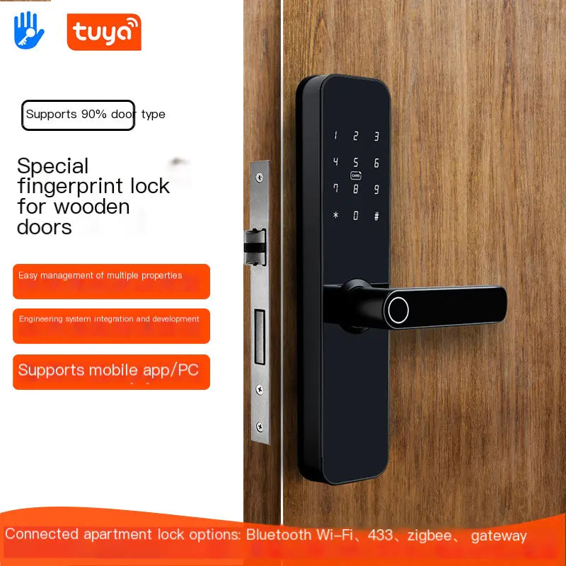 Fingerprint and Password Lock for Indoor Doors