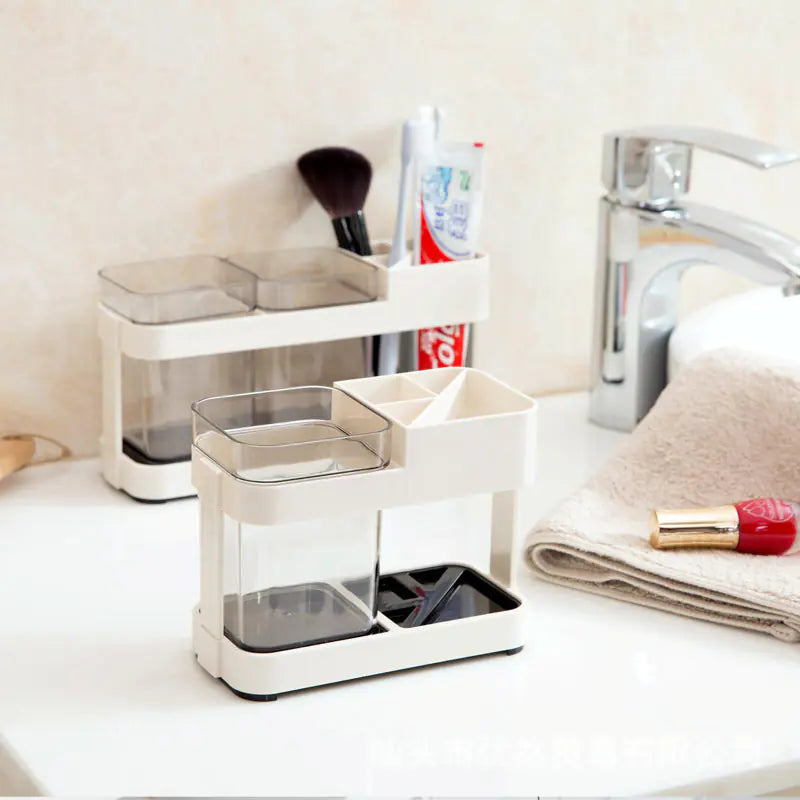 Toothbrush Holder and Organizer Stand for Furniture